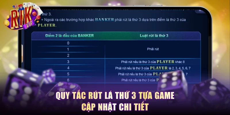 Quy tắc rút lá thứ 3 tựa game cập nhật chi tiết